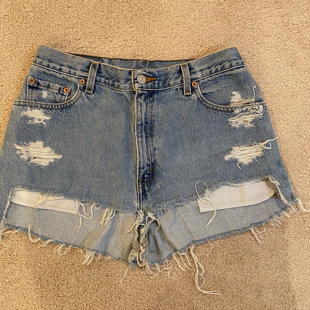 Levi’s high waisted shorts